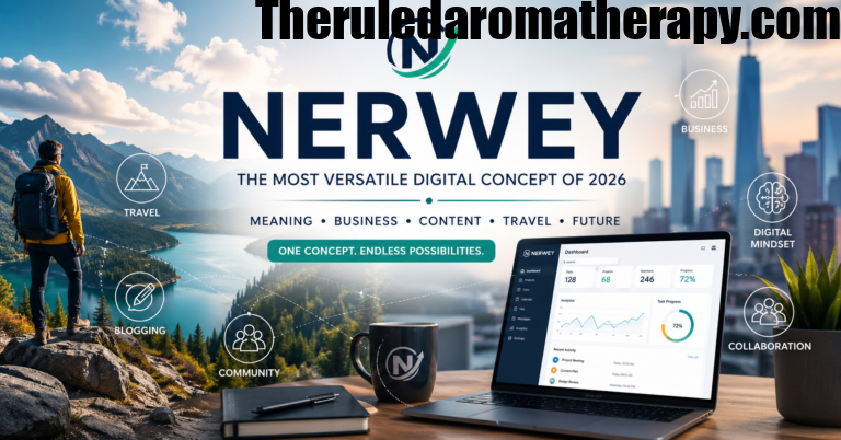 Nerwey concept illustration showing digital connectivity, business productivity, and creative innovation in 2026